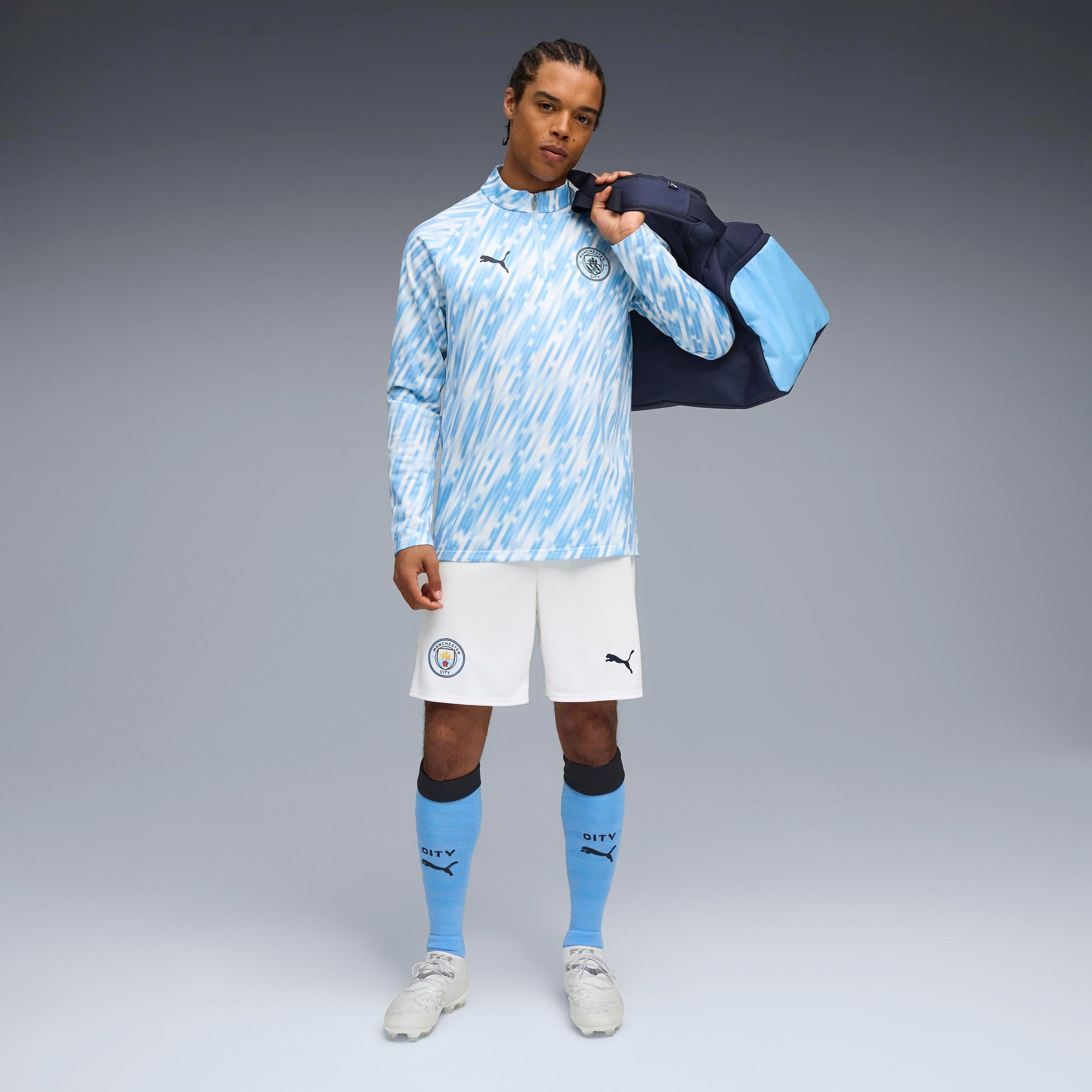 Puma Manchester City Pre-match Quarter-Zip Top