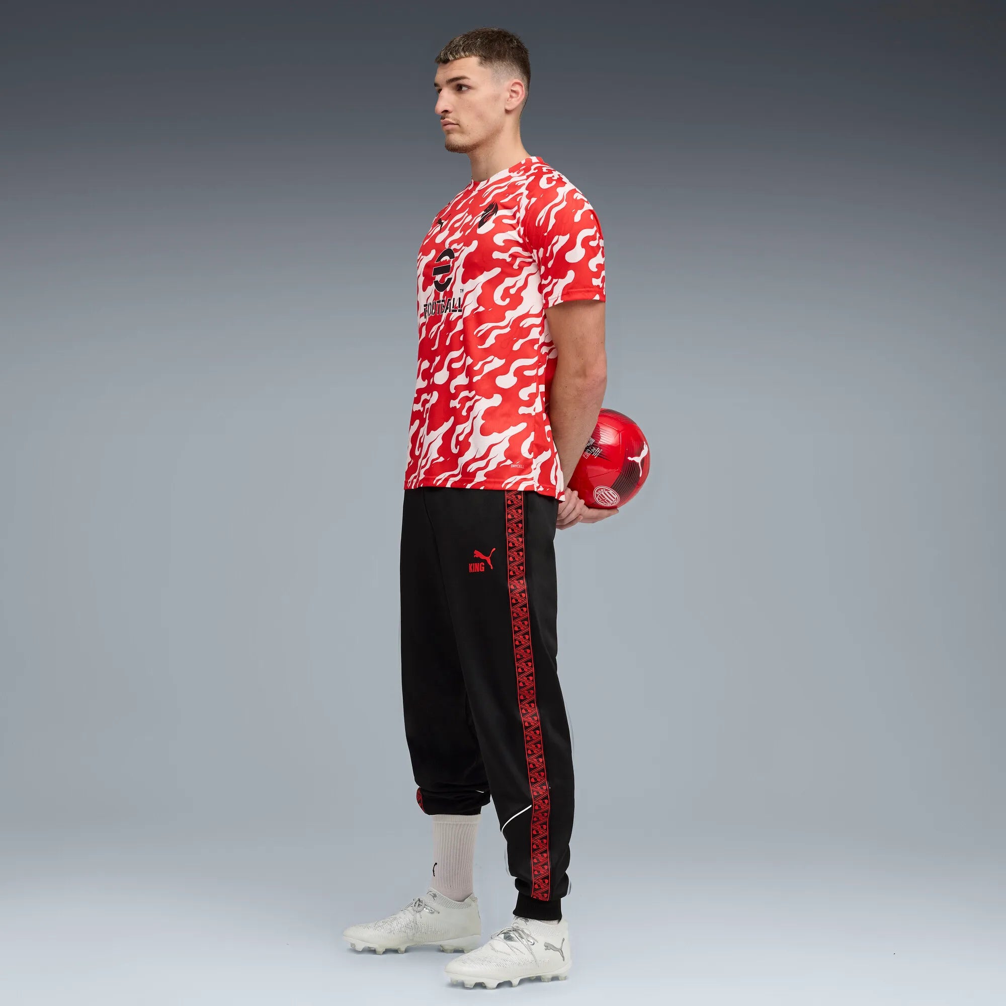 Puma AC Milan Pre-match Jersey White-For All Time Red