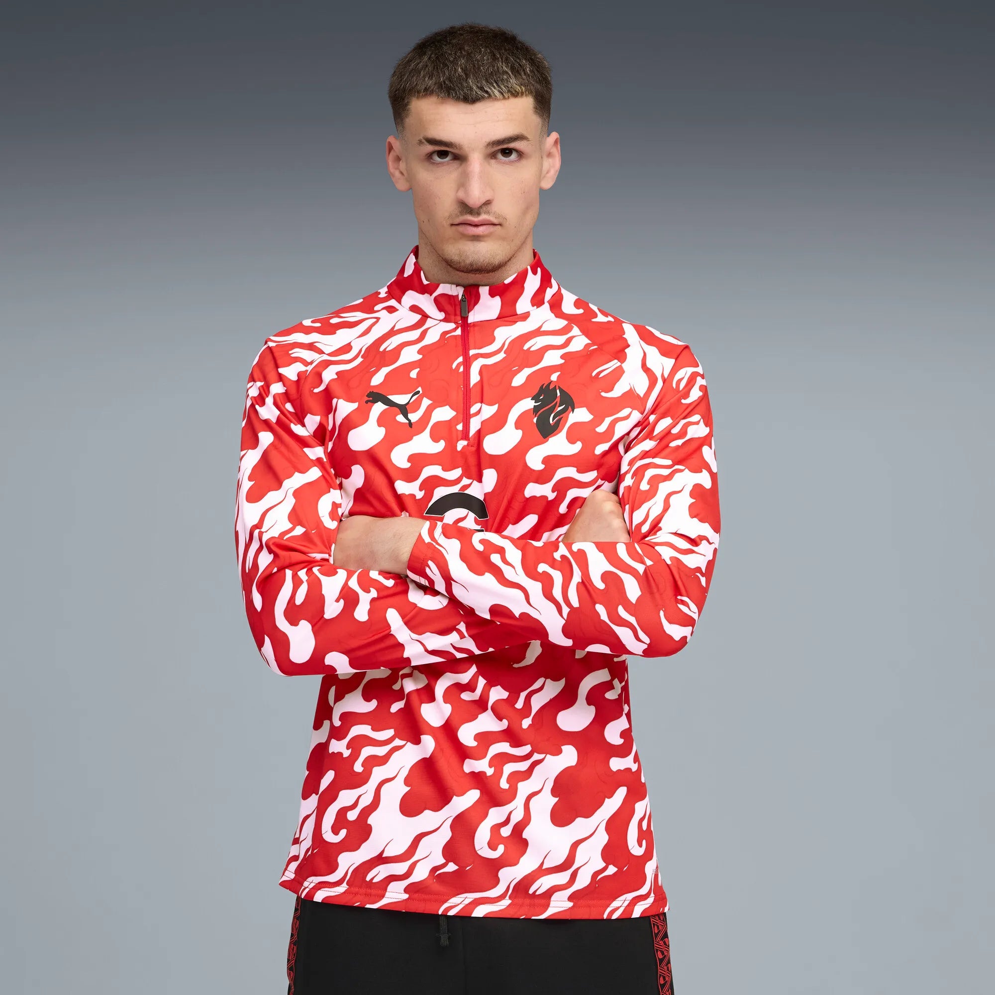 Puma AC Milan Pre-match Quarter-Zip Top